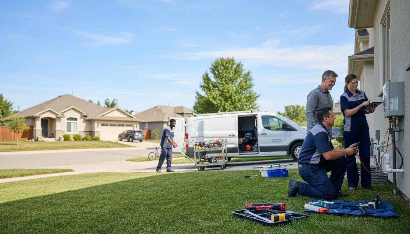 Tankless water heater service in Centerton, AR